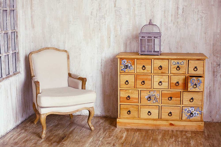 NEW! JULIET Redesign Transfer (3 sheets, each 15.24cm x 30.48cm) - Rustic Farmhouse Charm