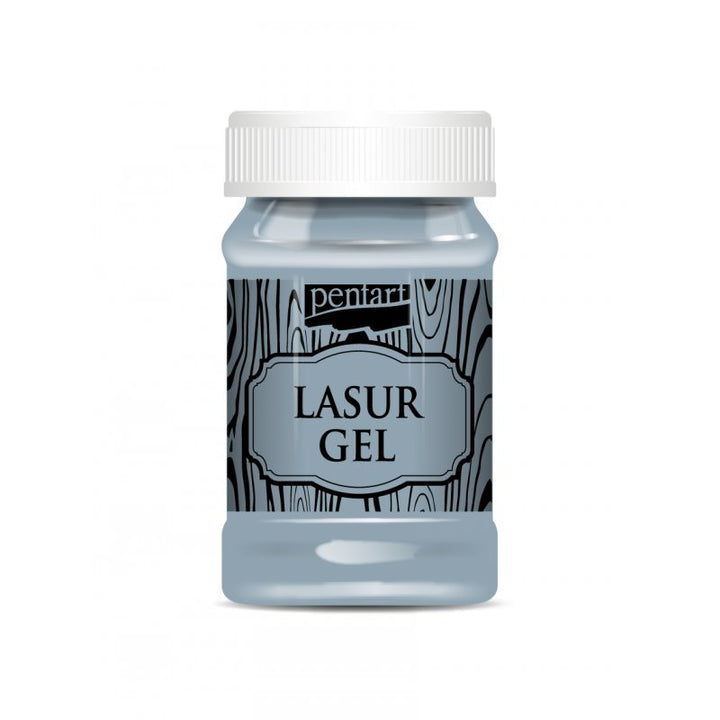 COUNTRY BLUE Lasur Gel by Pentart 100ml - Rustic Farmhouse Charm