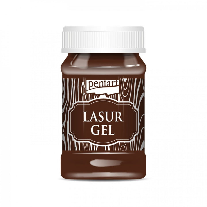MAHOGANY Lasur Gel by Pentart 100ml - Rustic Farmhouse Charm