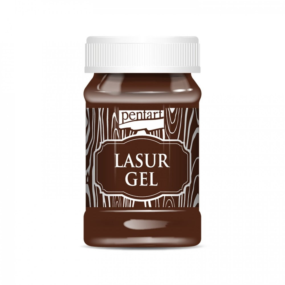 MAHOGANY Lasur Gel by Pentart 100ml - Rustic Farmhouse Charm