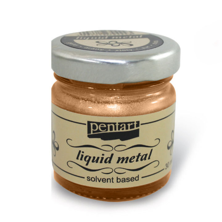 COPPER Liquid Metal Paint by Pentart 30ml - Rustic Farmhouse Charm