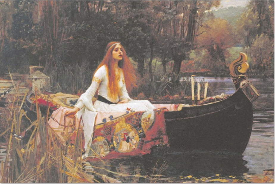 Decoupage Tissue Paper - John Waterhouse Painting 'The Lady of Shalott' (50.8cm x 76.2cm) - Rustic Farmhouse Charm