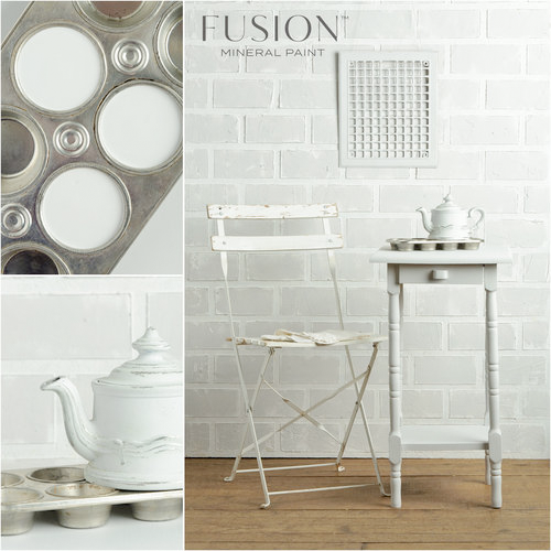 LAMP WHITE Fusion™ Mineral Paint - Rustic Farmhouse Charm