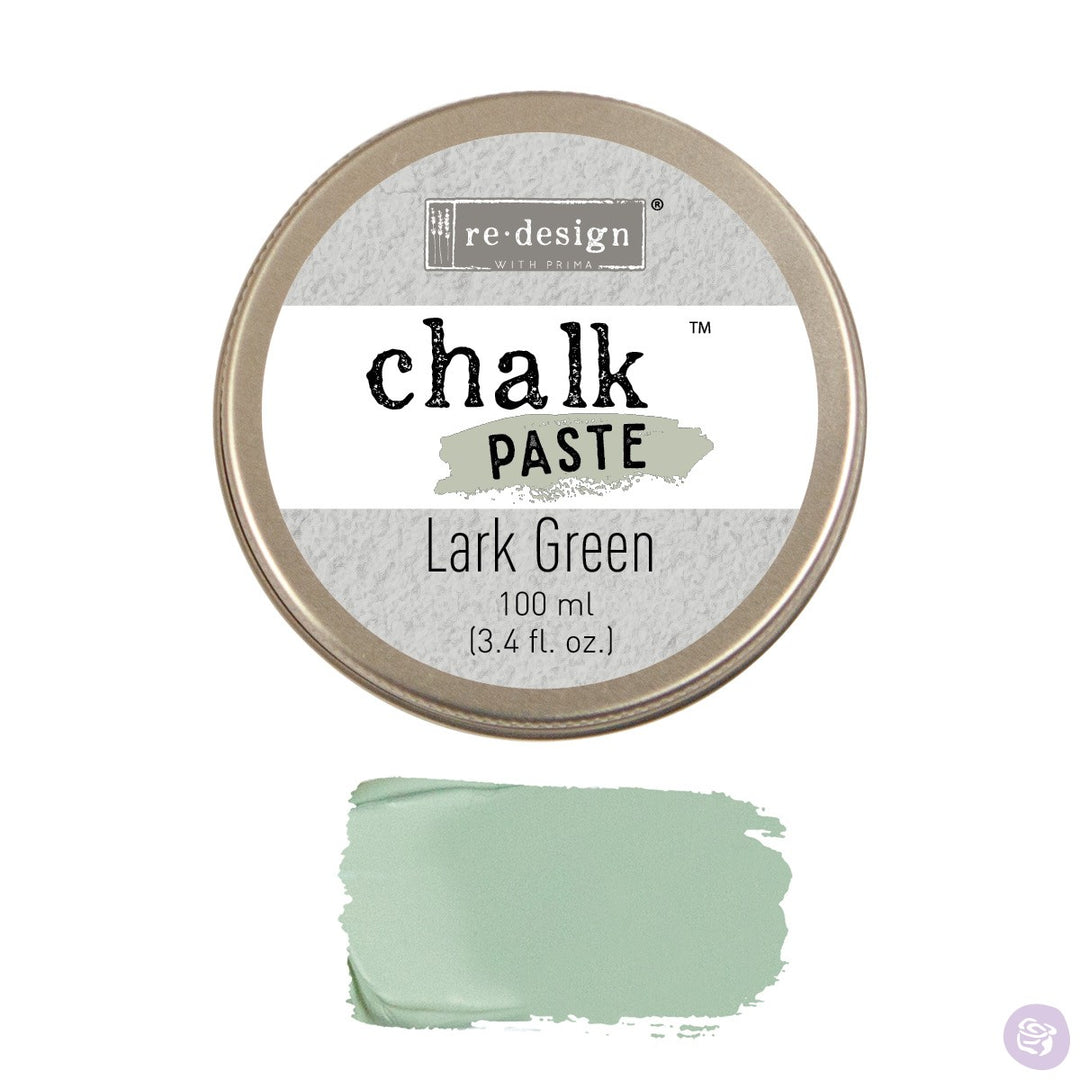 LARK GREEN Redesign Chalk Paste 100ml - Rustic Farmhouse Charm