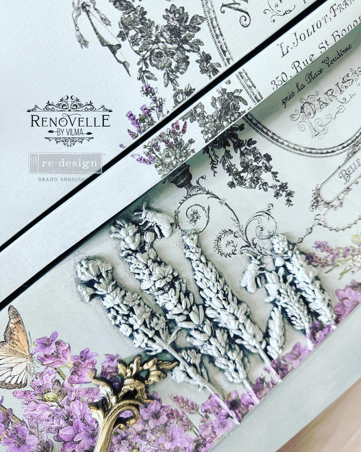 NEW! Redesign Mould - LAVENDER HARVEST - Rustic Farmhouse Charm