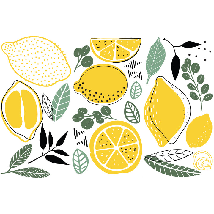 NEW! LEMON Redesign Transfer (3 sheets, each 15.24cm x 30.48cm) - Rustic Farmhouse Charm