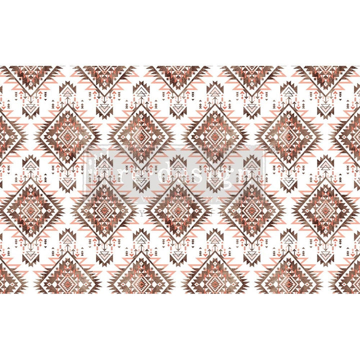 NEW! LINEAR SPLENDOUR Redesign Decoupage Tissue Paper 48.26cm x 76.2cm - Rustic Farmhouse Charm
