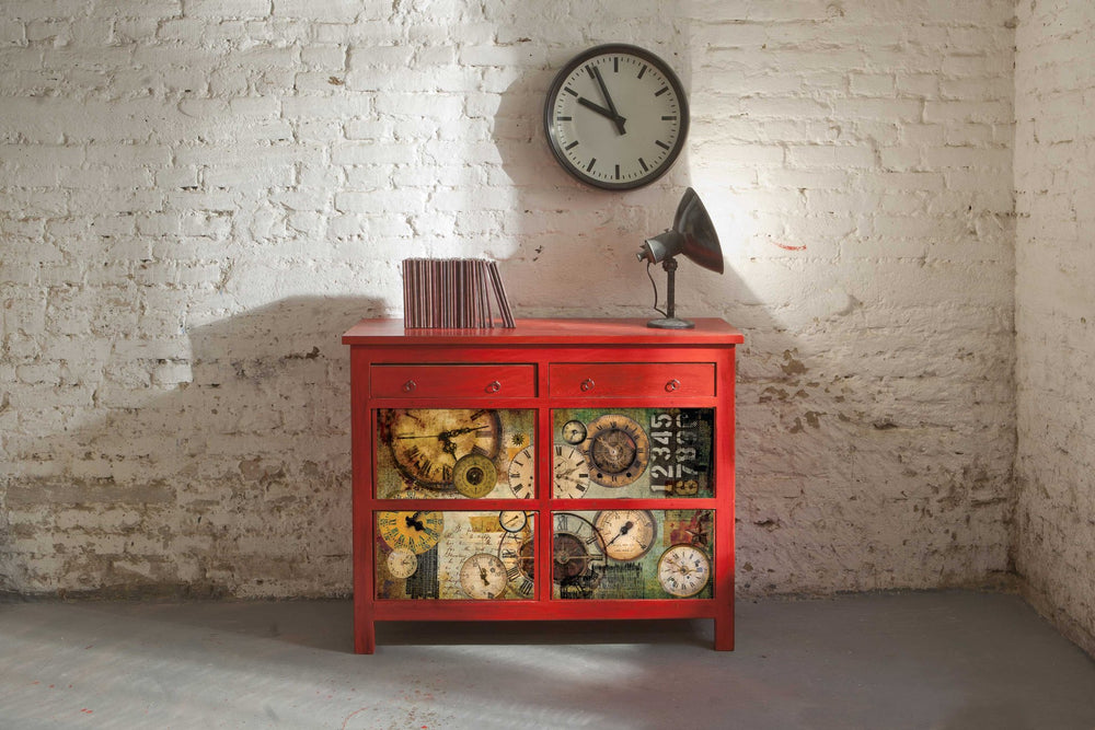 NEW! LOST IN TIME Redesign Decoupage Tissue Paper 48.26cm x 76.2cm - Rustic Farmhouse Charm