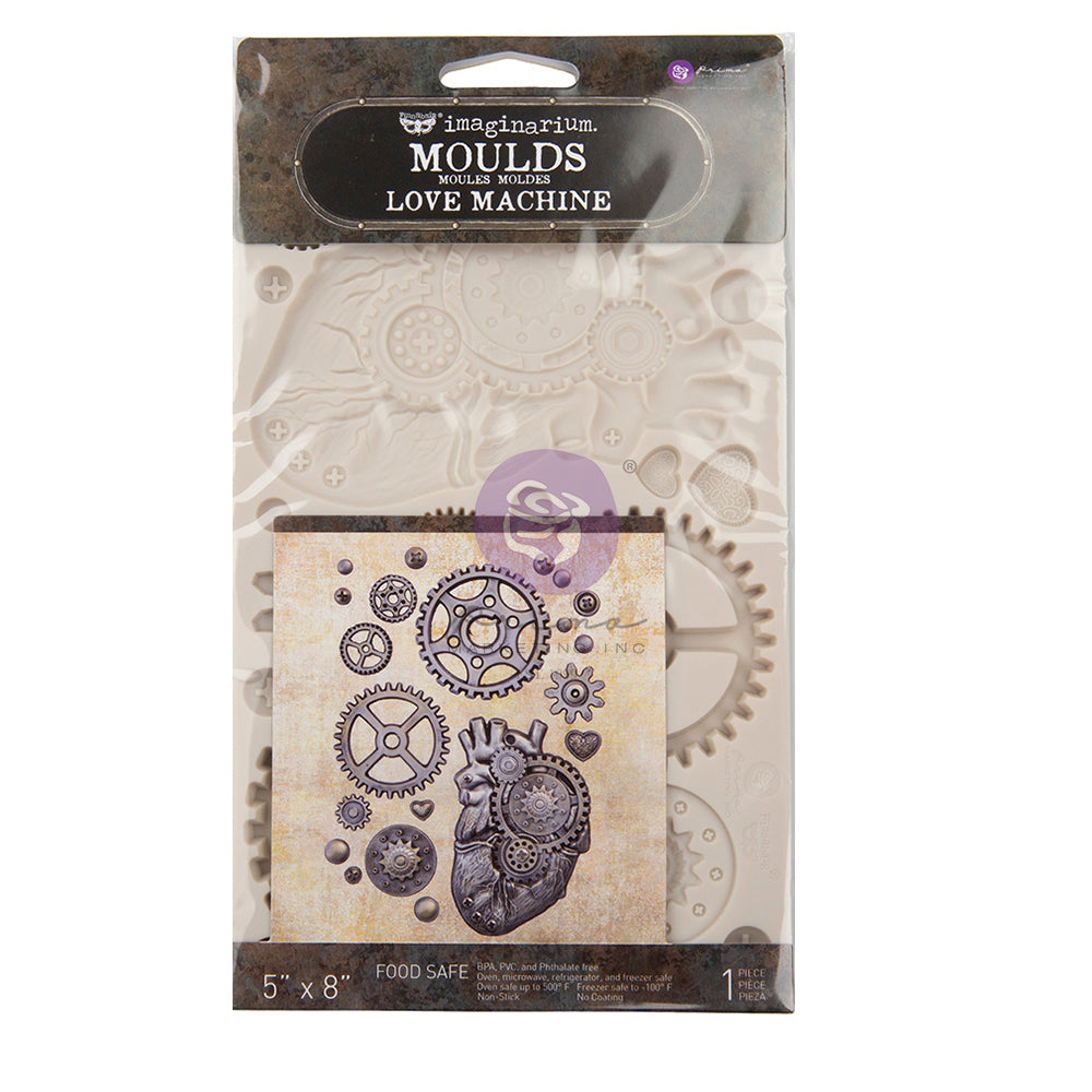 LOVE MACHINE Mould by Finnabair - Rustic Farmhouse Charm