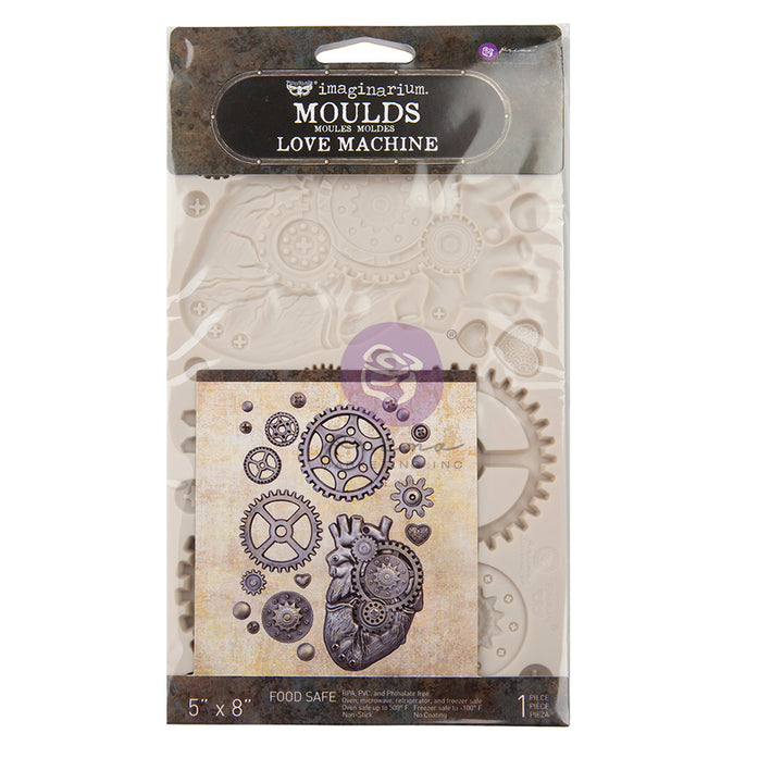 LOVE MACHINE Mould by Finnabair - Rustic Farmhouse Charm