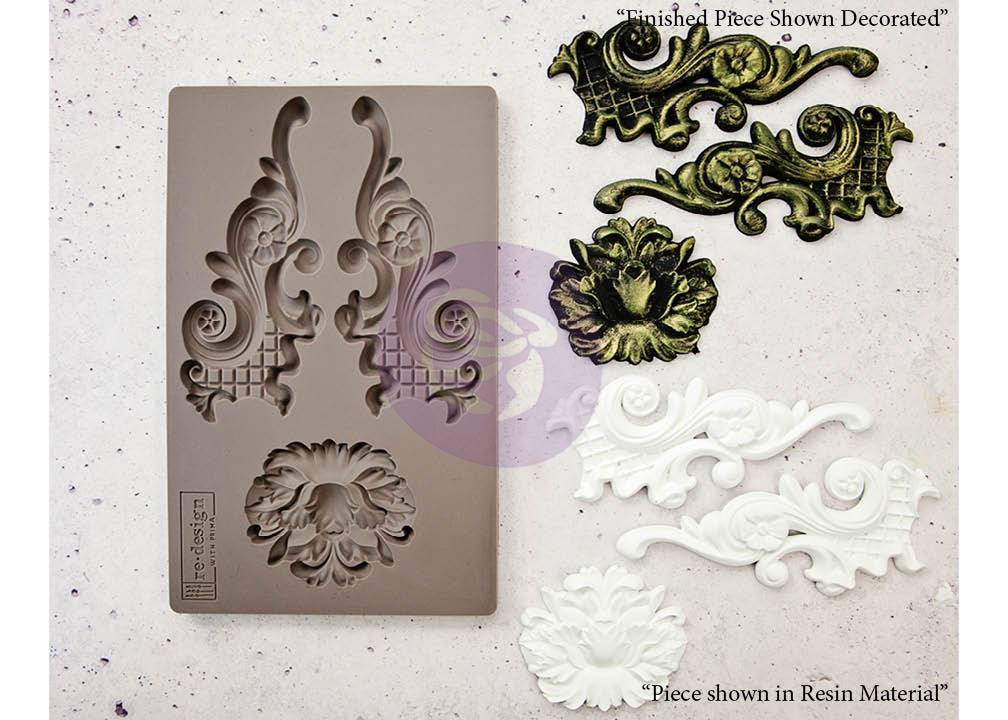 LOWELL LATTICE Redesign Mould - Rustic Farmhouse Charm