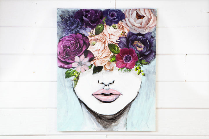 Redesign Transfer - LUSH FLORAL II (121.92cm x 81.28cm) - Rustic Farmhouse Charm