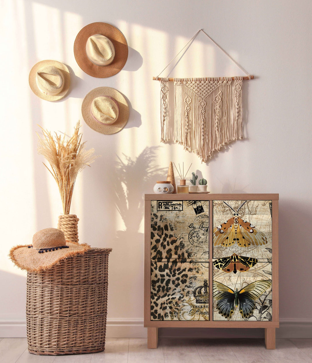 NEW! MAAJI Redesign Decoupage Tissue Paper 48.26cm x 76.2cm - Rustic Farmhouse Charm