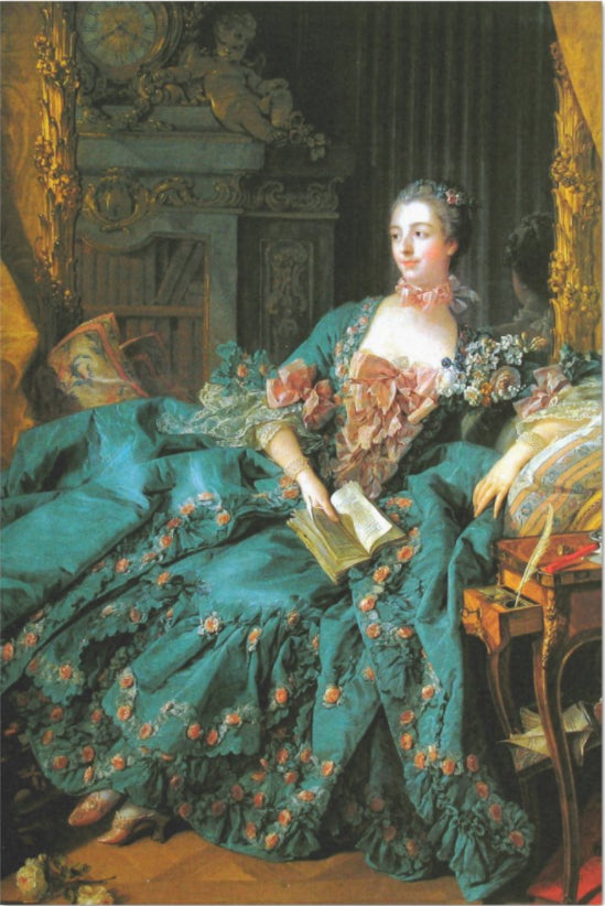 Decoupage Tissue Paper - Madame de Pompadour by Francois Boucher (50.8cm x 76.2cm) - Rustic Farmhouse Charm