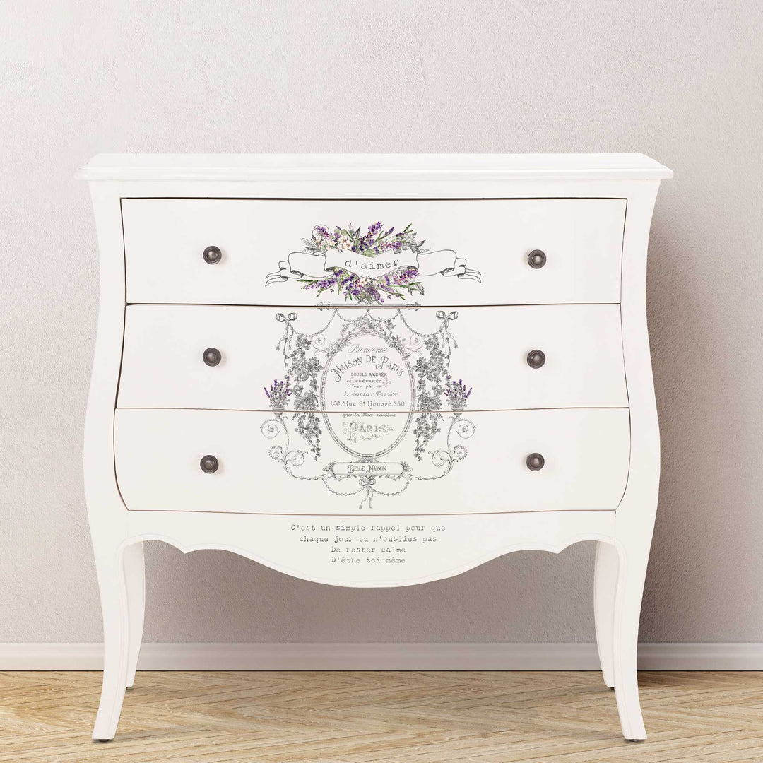 NEW! Redesign Maxi Transfer - MAISON DE PARIS (2 sheets, each 30.48cm x 30.48cm) - Rustic Farmhouse Charm