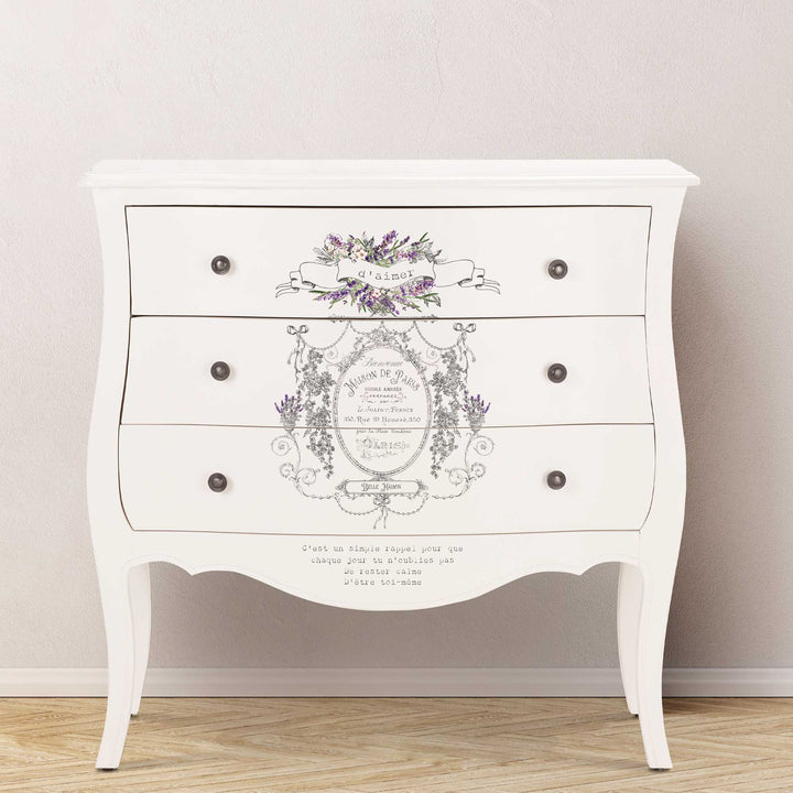 NEW! Redesign Maxi Transfer - MAISON DE PARIS (2 sheets, each 30.48cm x 30.48cm) - Rustic Farmhouse Charm