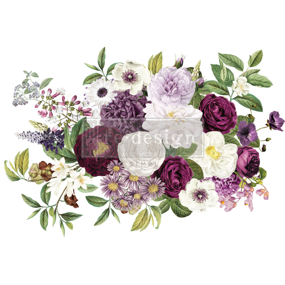 NEW! Redesign Transfer - MEET ME IN THE GARDEN (88.9cm x 60.96cm) - Rustic Farmhouse Charm
