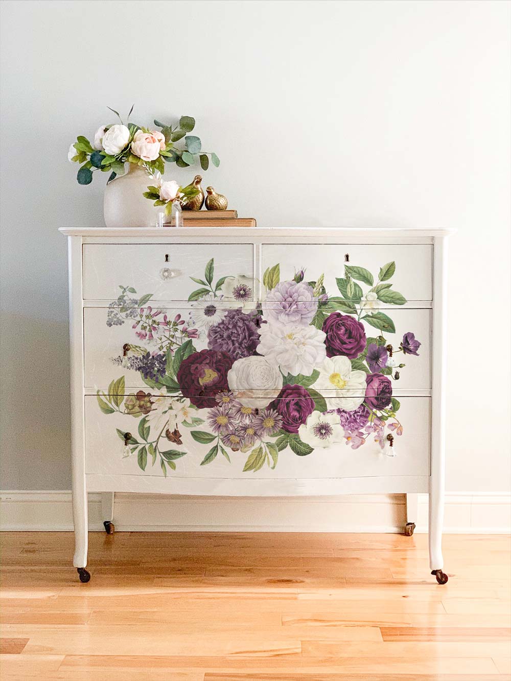 NEW! Redesign Transfer - MEET ME IN THE GARDEN (88.9cm x 60.96cm) - Rustic Farmhouse Charm