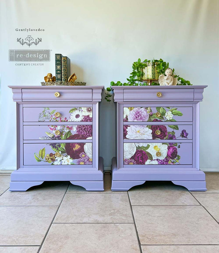 NEW! Redesign Transfer - MEET ME IN THE GARDEN (88.9cm x 60.96cm) - Rustic Farmhouse Charm