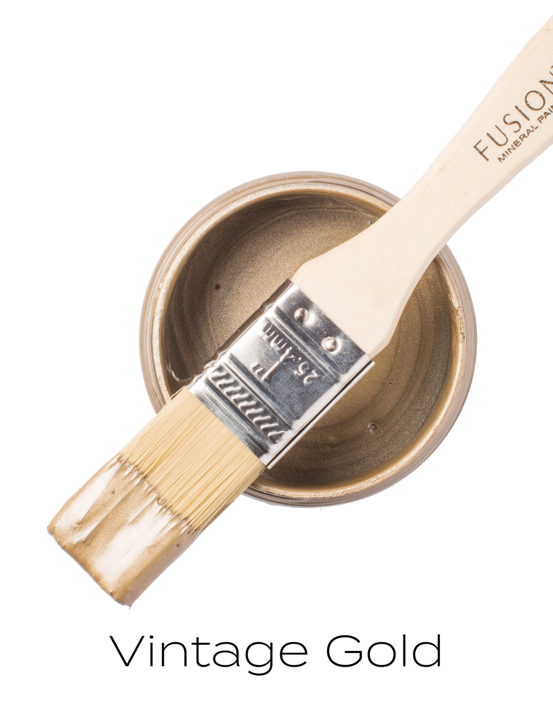VINTAGE GOLD Fusion™ Metallic Paint (250ml) - Rustic Farmhouse Charm