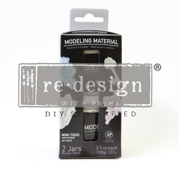 REDESIGN Air Dry Modeling Material (Set of 2) - Rustic Farmhouse Charm
