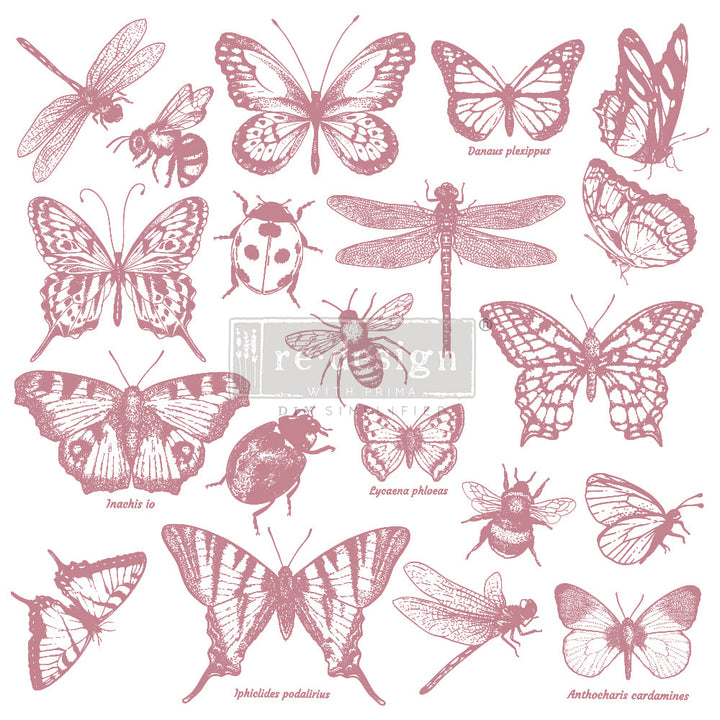 MONARCH COLLECTION Redesign Décor Stamp 12"x12" - Rustic Farmhouse Charm