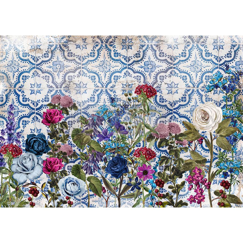 MOONLIGHT GARDEN Redesign Rice Paper 29.2cm x 41.3cm - Rustic Farmhouse Charm