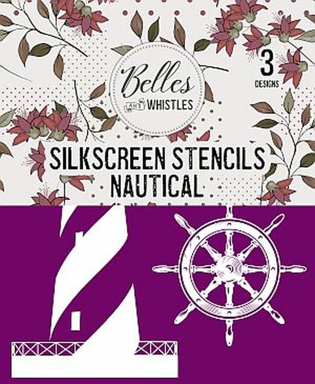 NAUTICAL Silkscreen Stencil by Dixie Belle - Rustic Farmhouse Charm