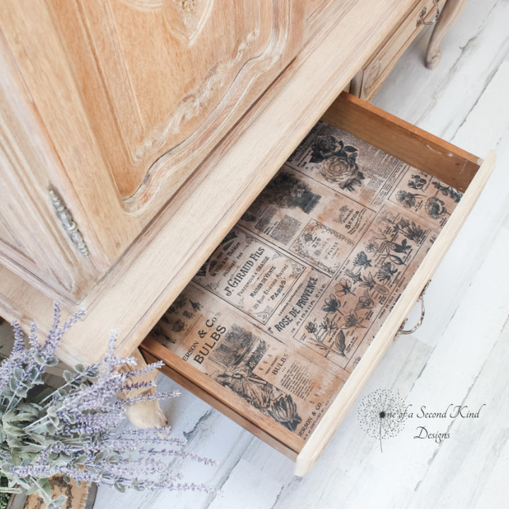 NEWSPRINT Redesign Decoupage Tissue Paper 48.26cm x 76.2cm - Rustic Farmhouse Charm