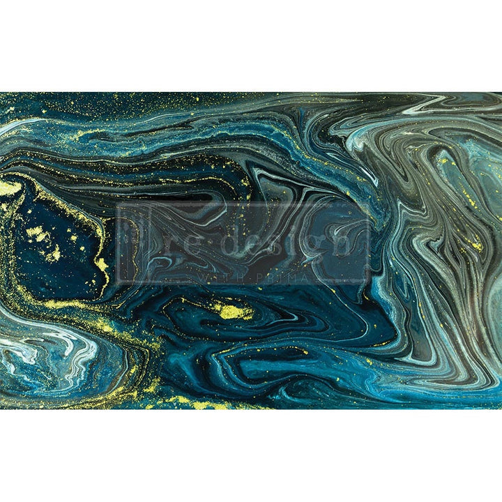 NEW! NOCTURNAL MARBLE Redesign Decoupage Tissue Paper 48.26cm x 76.2cm - Rustic Farmhouse Charm