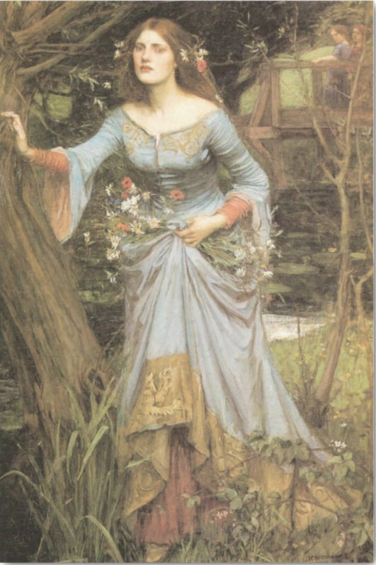 Decoupage Tissue Paper - John Waterhouse Painting 'Ophelia' (25.4cm x 38.1cm) - Rustic Farmhouse Charm