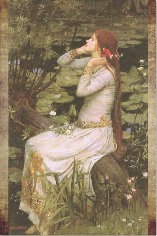 Decoupage Tissue Paper - John Waterhouse Painting 'Ophelia by the Pond' (50.8cm x 76.2cm) - Rustic Farmhouse Charm