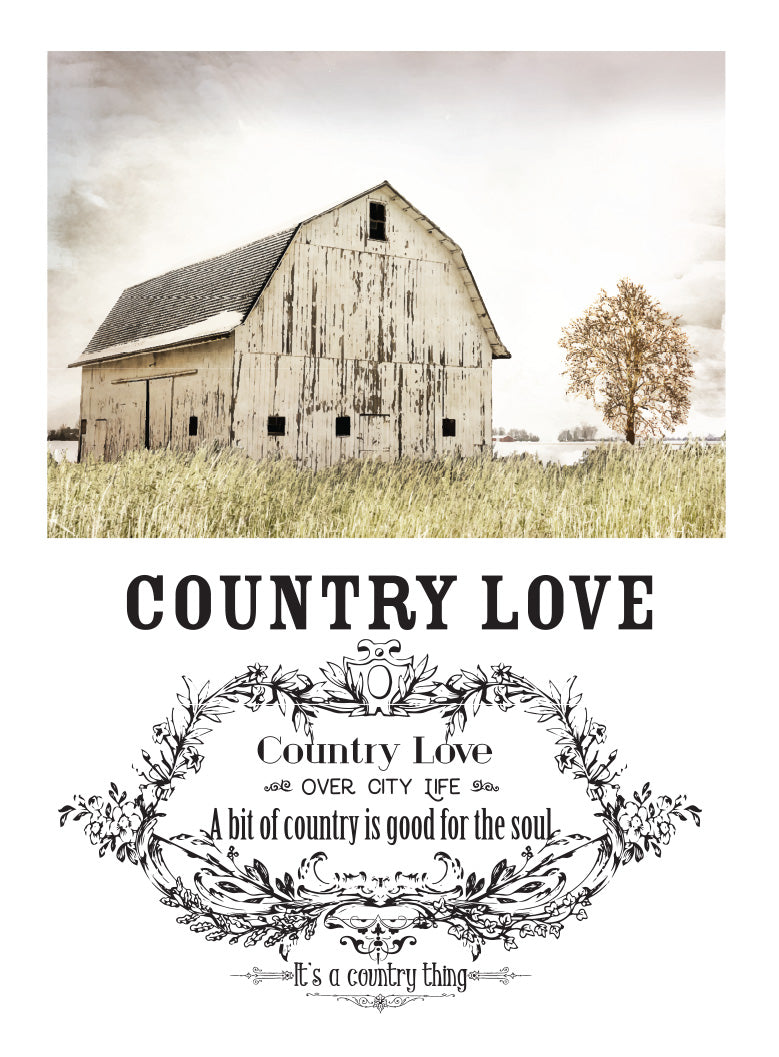 OUT IN THE FARM Redesign Transfer (60.96cm x 86.36cm) - Rustic Farmhouse Charm