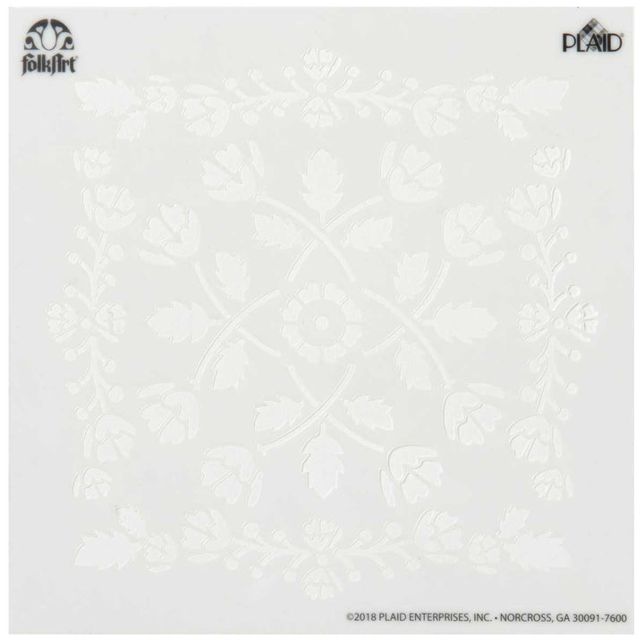 FOLK ART Stencil by Plaid FolkArt (15.24cm x15.24cm) - Rustic Farmhouse Charm