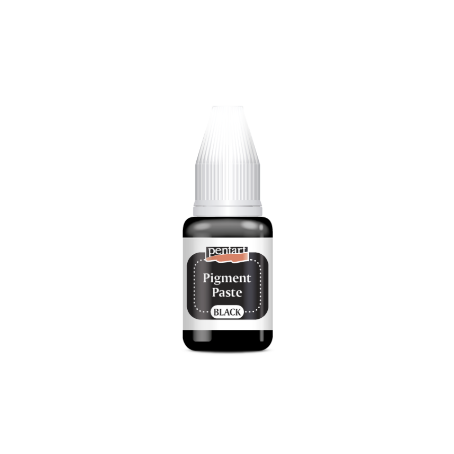BLACK Pigment Paste by Pentart 20ml - Rustic Farmhouse Charm