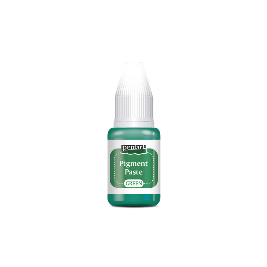 GREEN Pigment Paste by Pentart 20ml - Rustic Farmhouse Charm
