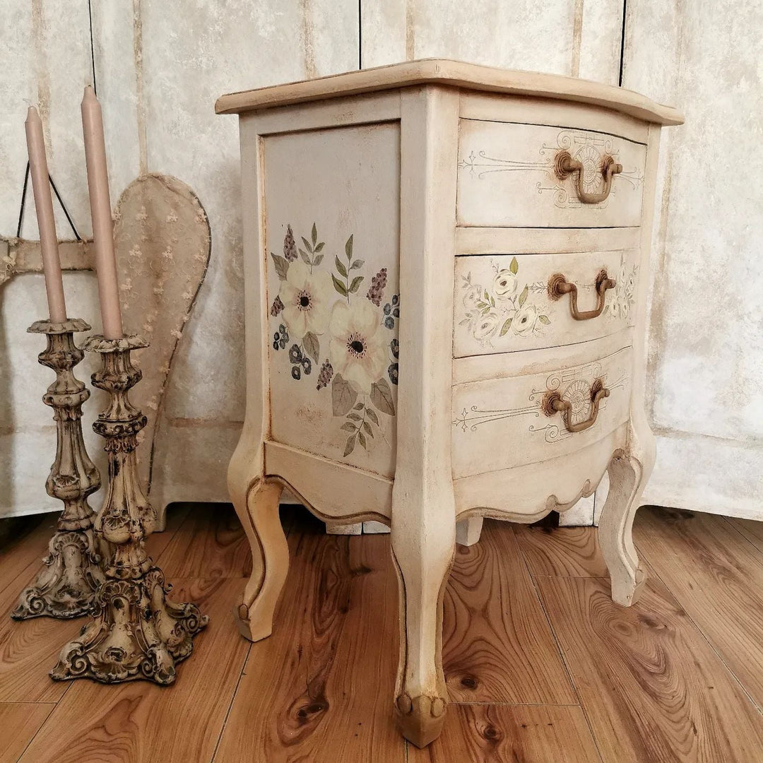 PAINTED FLORALS Redesign Transfer (60.96cm x 88.9cm) - Rustic Farmhouse Charm