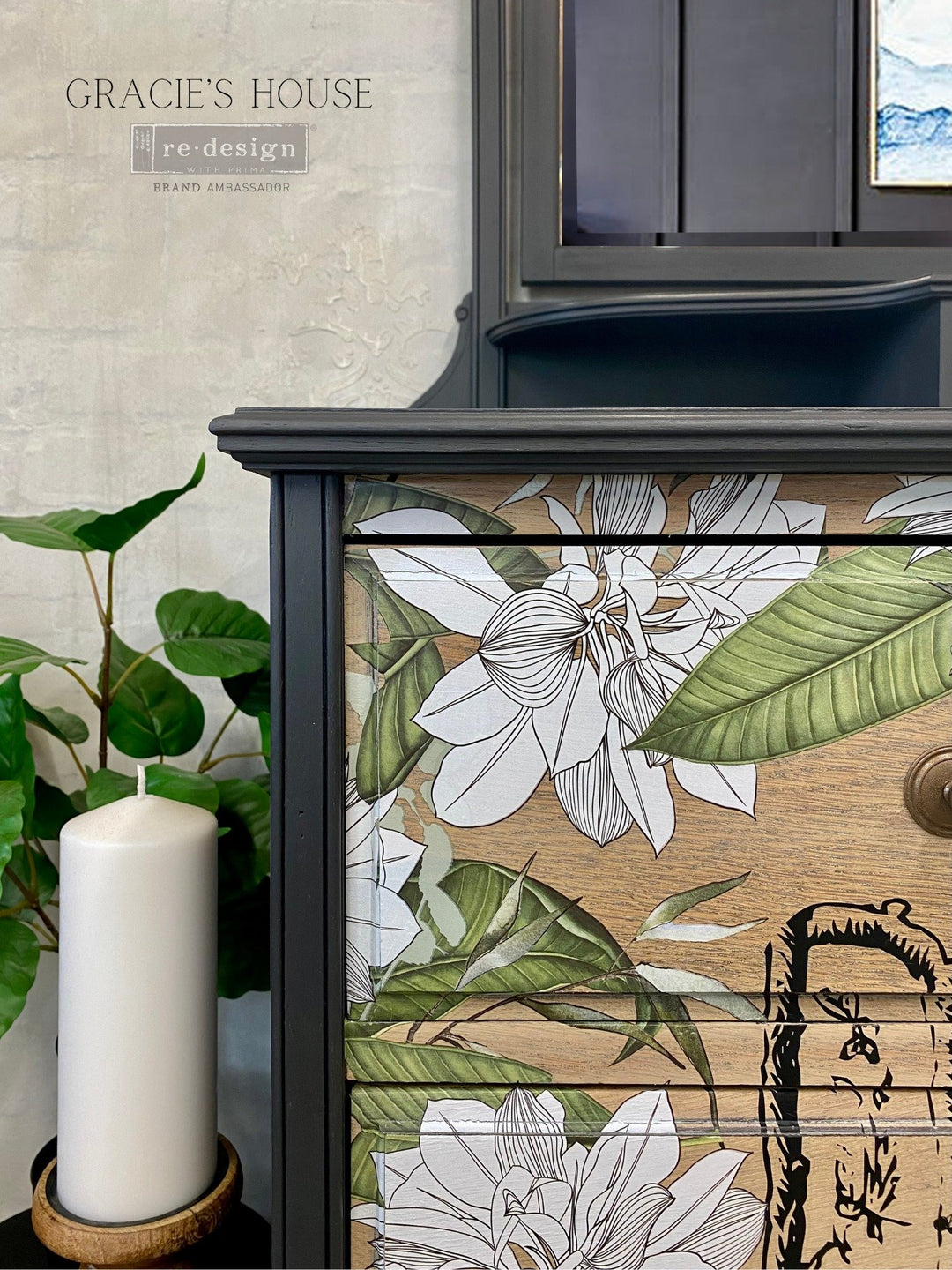 NEW! PEACEFUL GARDEN Redesign Transfer (60.96cm x 88.9cm) - Rustic Farmhouse Charm