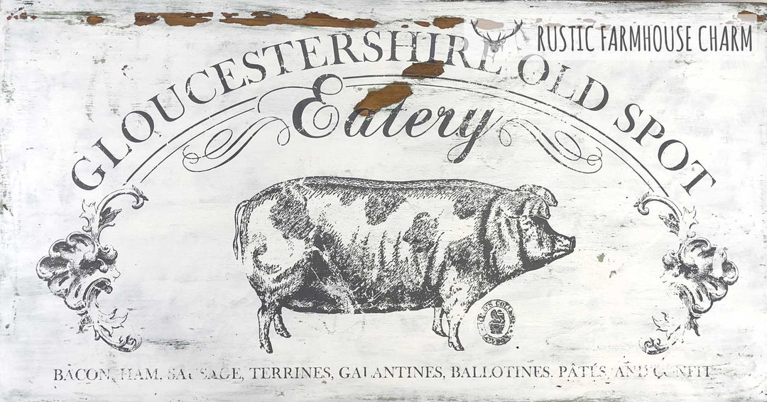 Rustic "Gloucestershire Bacon" Hall Table - Rustic Farmhouse Charm