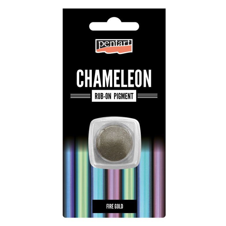 FIRE GOLD Chameleon Rub-On Pigment by Pentart 0.5g - Rustic Farmhouse Charm