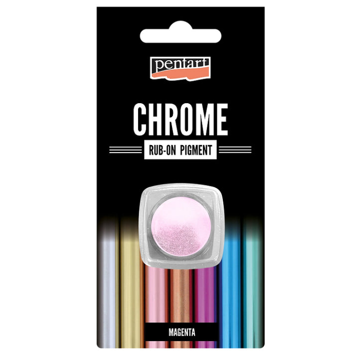 MAGENTA Chrome Rub-On Pigment by Pentart 0.5g - Rustic Farmhouse Charm