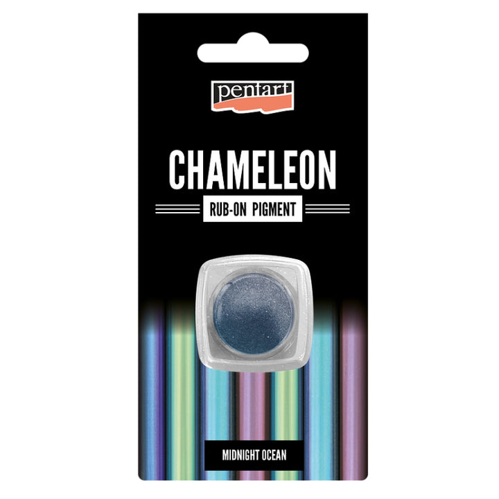 MIDNIGHT OCEAN Chameleon Rub-On Pigment by Pentart 0.5g - Rustic Farmhouse Charm