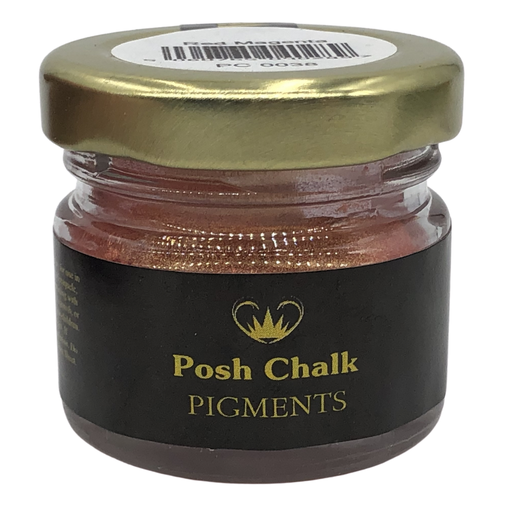 RED MAGENTA Pigments by Posh Chalk (30ml) - Rustic Farmhouse Charm