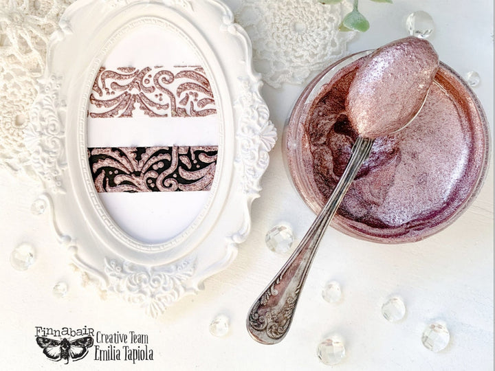 ROSE QUARTZ Jewel Texture Paste 100ml - Rustic Farmhouse Charm