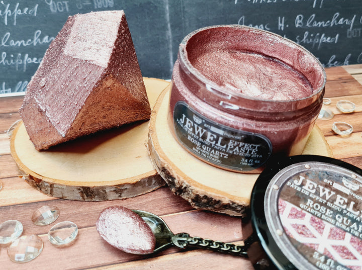 ROSE QUARTZ Jewel Texture Paste 100ml - Rustic Farmhouse Charm