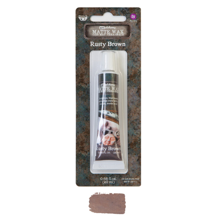 RUSTY BROWN Finnabair Matte Wax (Art Alchemy) - Rustic Farmhouse Charm