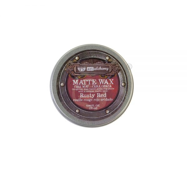 RUSTY RED Finnabair Matte Wax (Art Alchemy) - Rustic Farmhouse Charm