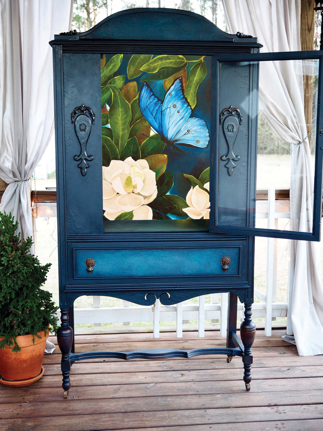 SAPPHIRE ANGEL Redesign A1 Decoupage Rice Paper (59.44cm x 84.07cm) - Rustic Farmhouse Charm