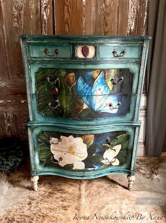 SAPPHIRE ANGEL Redesign A1 Decoupage Rice Paper (59.44cm x 84.07cm) - Rustic Farmhouse Charm