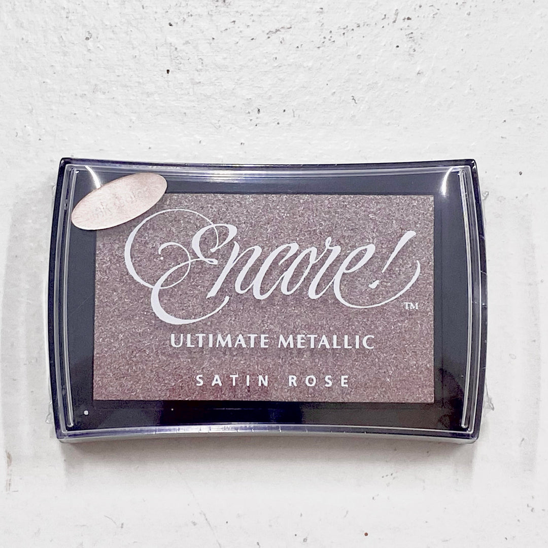 SATIN ROSE Encore Ultimate Metallic Ink Pad - Rustic Farmhouse Charm